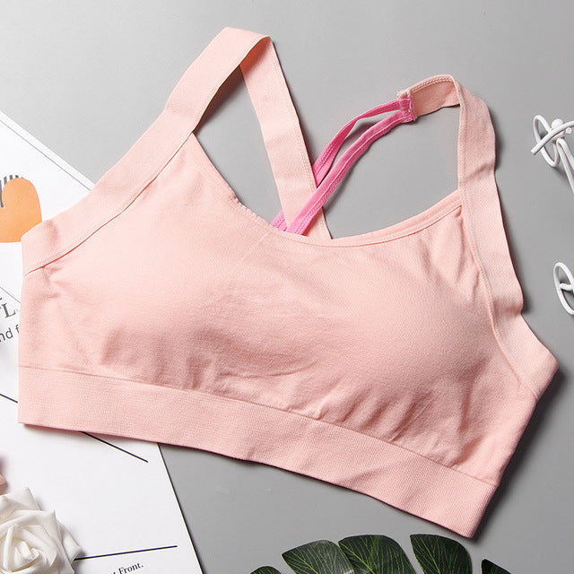 Woman Cross Yoga Sports Bra Crop Sport Top Female Fitness Bh Tops Women Wear For Gym Bras Women's Brassiere Active Clothing