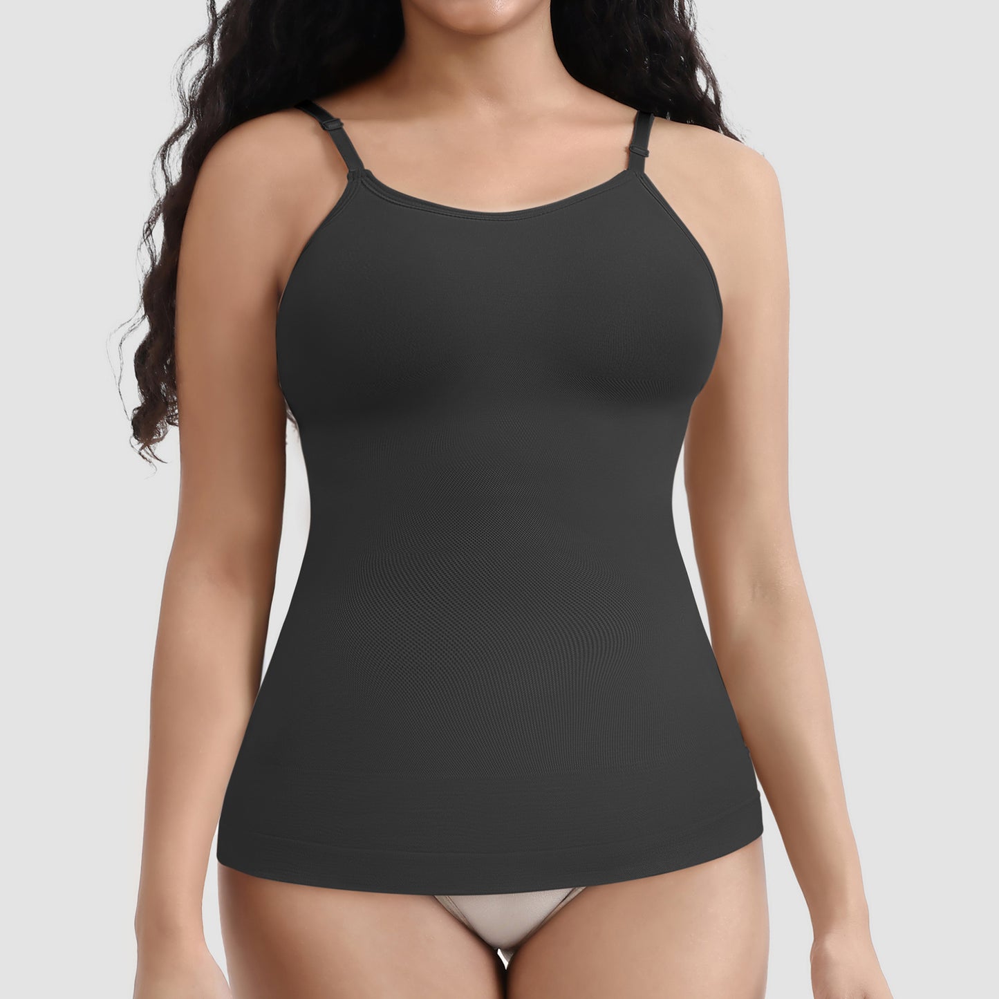 Large Size Bust Compression Shapewear Tummy Control Strapless Body Shaper Camisole Base Layer