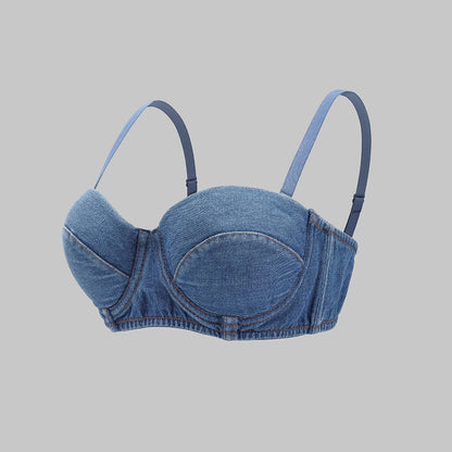 Backless Spicy Girl Top with Built-in Bra Pads for Women