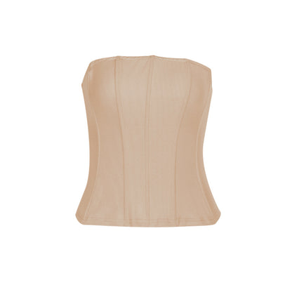 Sexy Strapless Crop Versatile Waist-Cinching Camisole