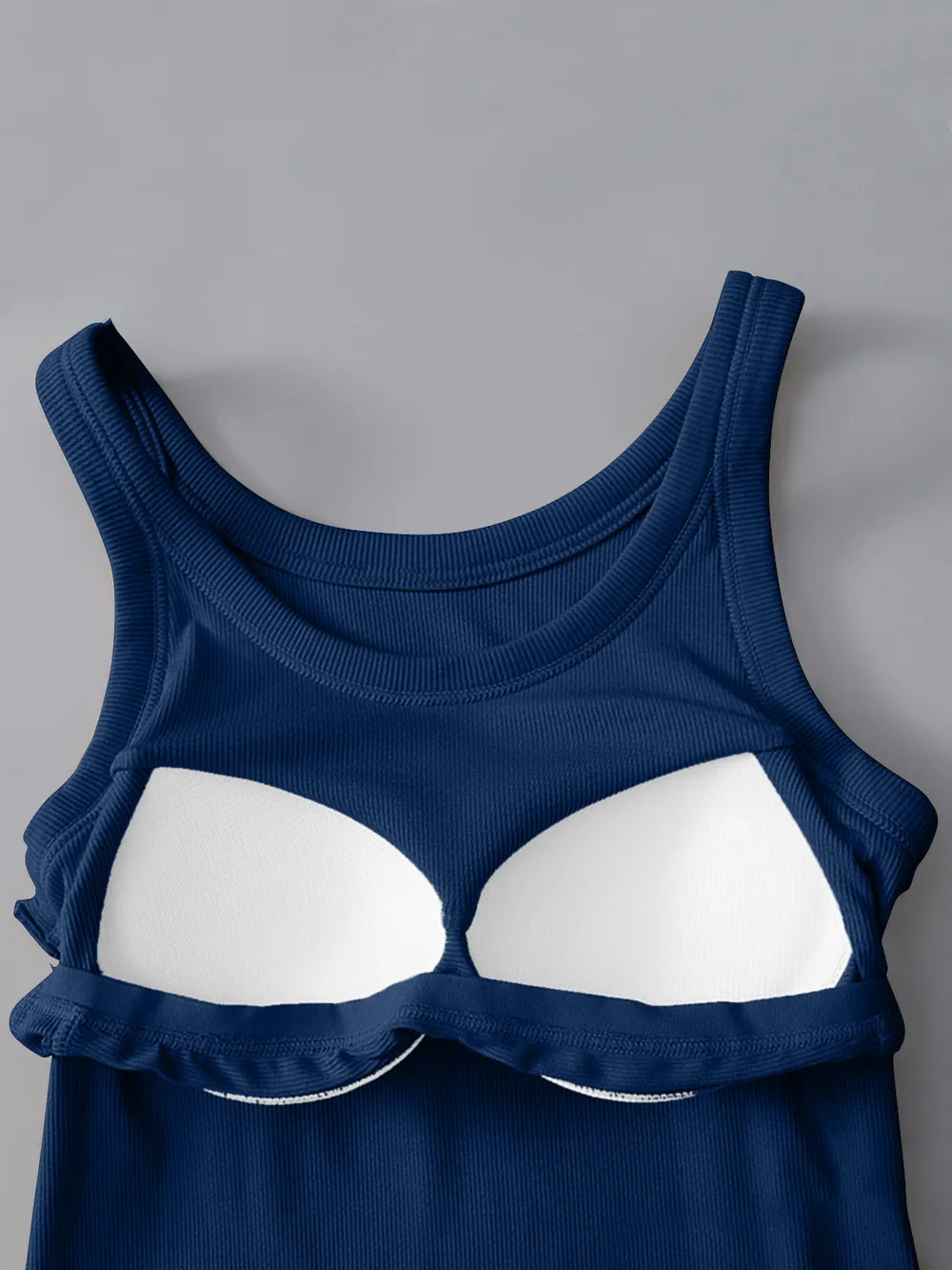 Tank top bra with chest cushion one-piece fashionable base bra can be worn externally