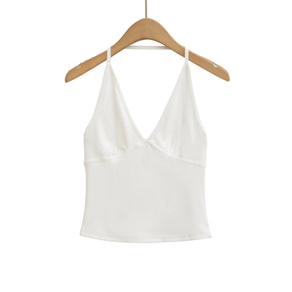 Sexy Deep V-Neck Halter Casual Camisole Top