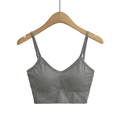 Integrated bra with breast pad for women