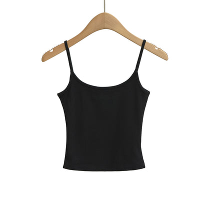 Elastic Fitted Hidden Underbust Tight Camisole Top