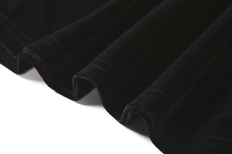 Short Sleeve Slim A-Line Dress
