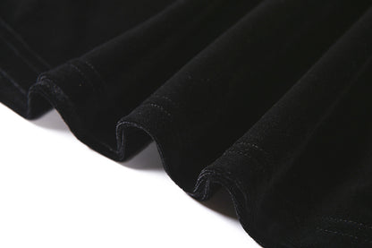 Short Sleeve Slim A-Line Dress