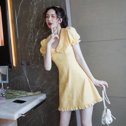 Bellflower A-line dress