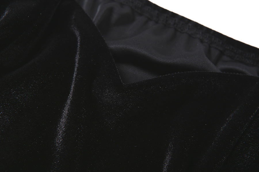 Short Sleeve Slim A-Line Dress