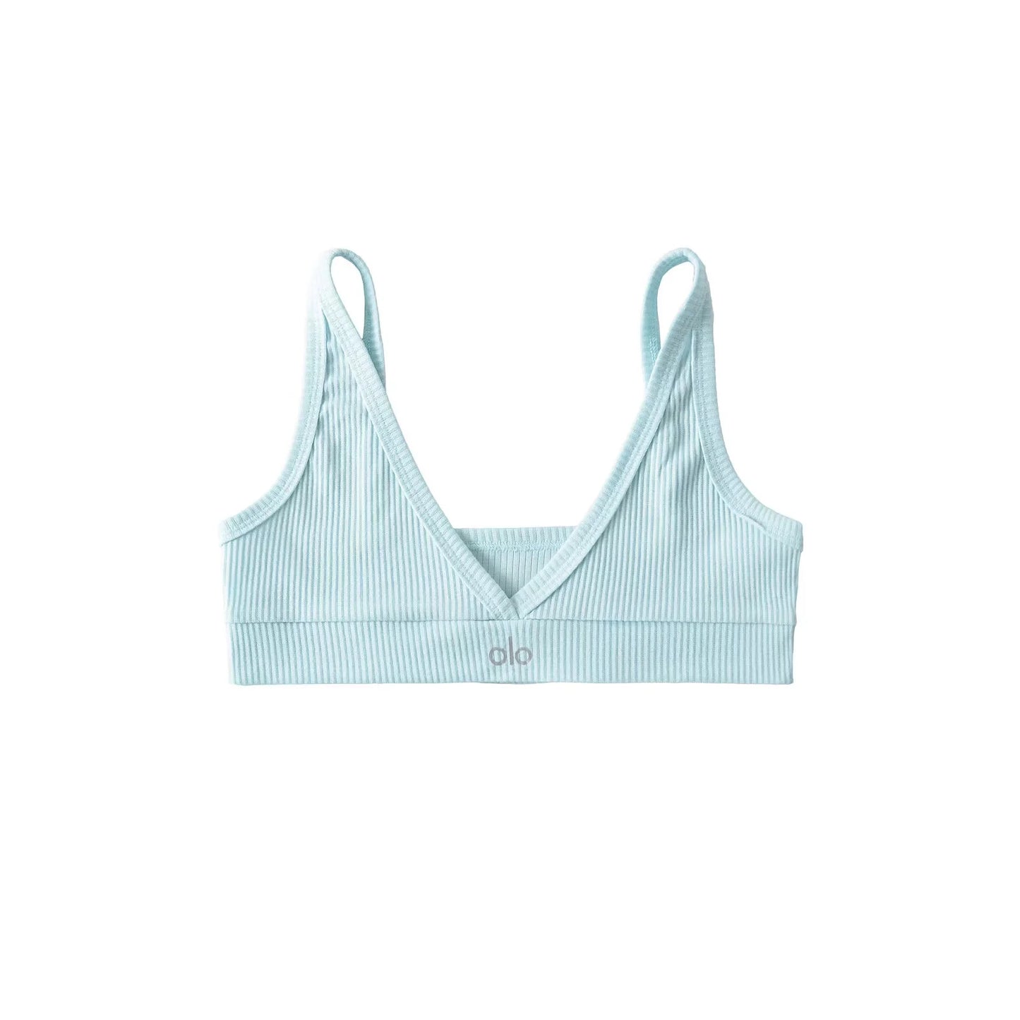 Ultra short V-neck triangular cup bra