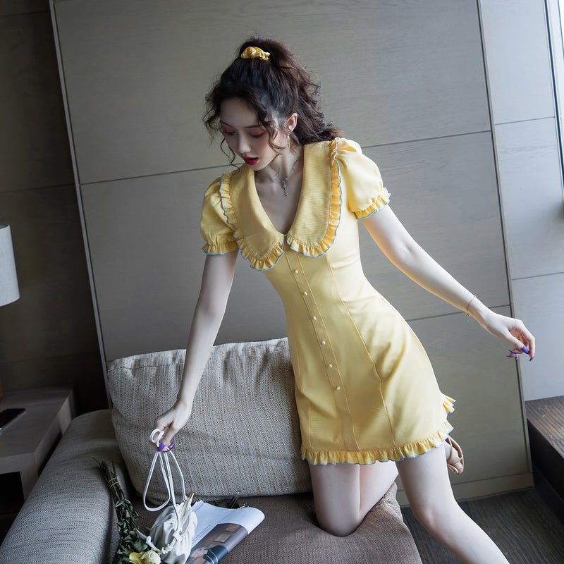 Bellflower A-line dress
