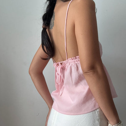European and American women's sexy slim fit camisole top