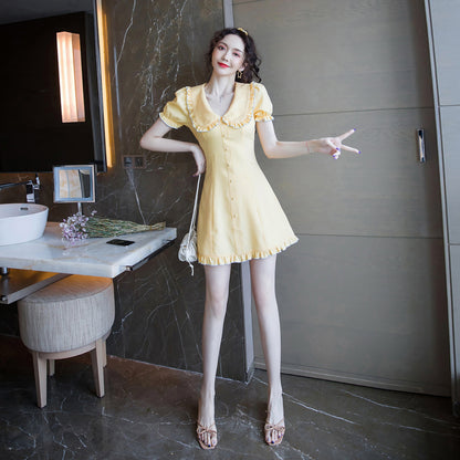 Bellflower A-line dress
