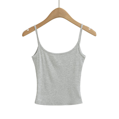 Elastic Fitted Hidden Underbust Tight Camisole Top