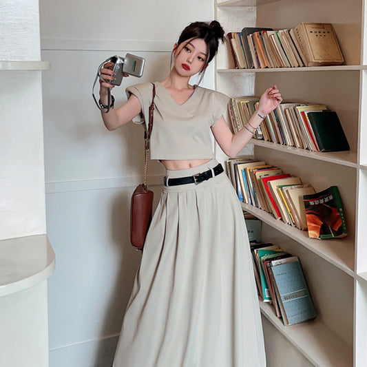 Loose Slimming A- Line Dress