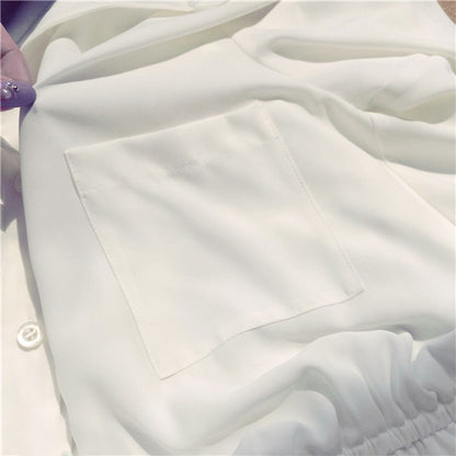 New Korean slim A-line dress in spring and summer