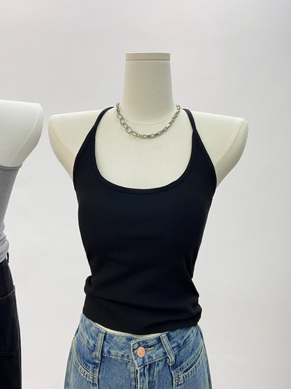 Hanging neck camisole vest for women