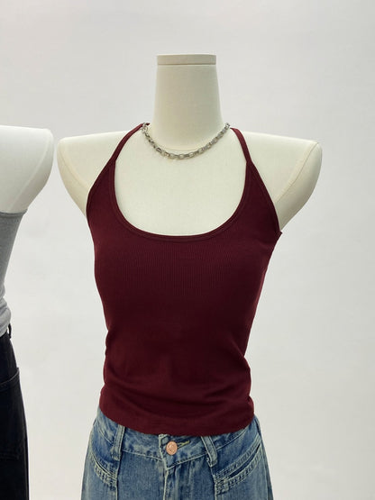 Hanging neck camisole vest for women