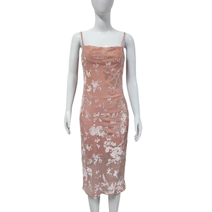 Jacquard Satin Sexy Slim-fit Bustier Bodycon Dress