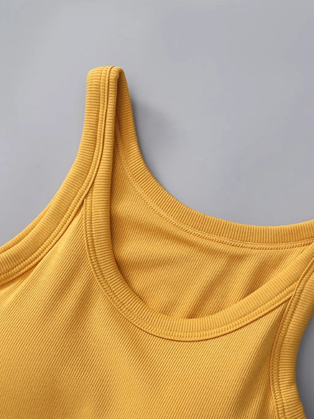 Tank top bra with chest cushion one-piece fashionable base bra can be worn externally