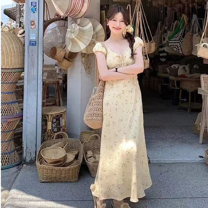 Slimming A-line Maxi Dress With A Sophisticated Vibe