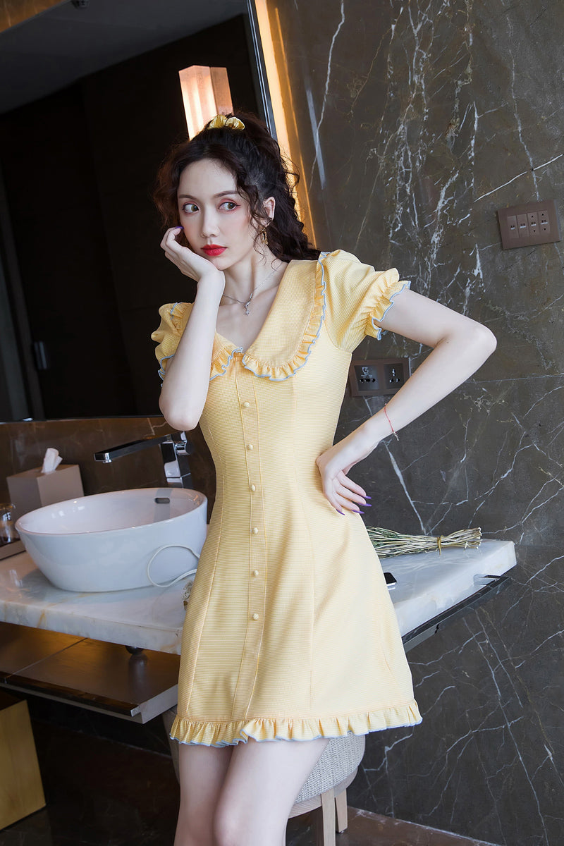 Bellflower A-line dress