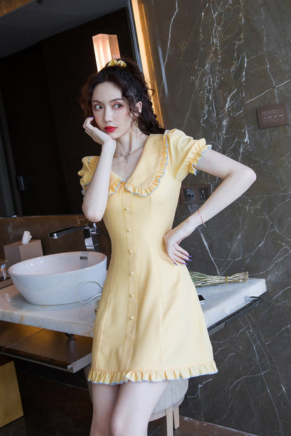 Bellflower A-line dress