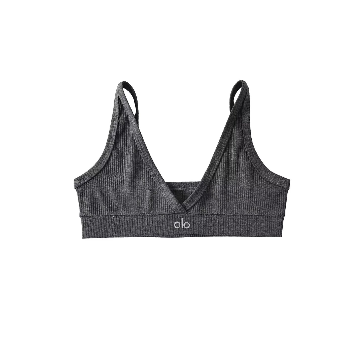 Ultra short V-neck triangular cup bra