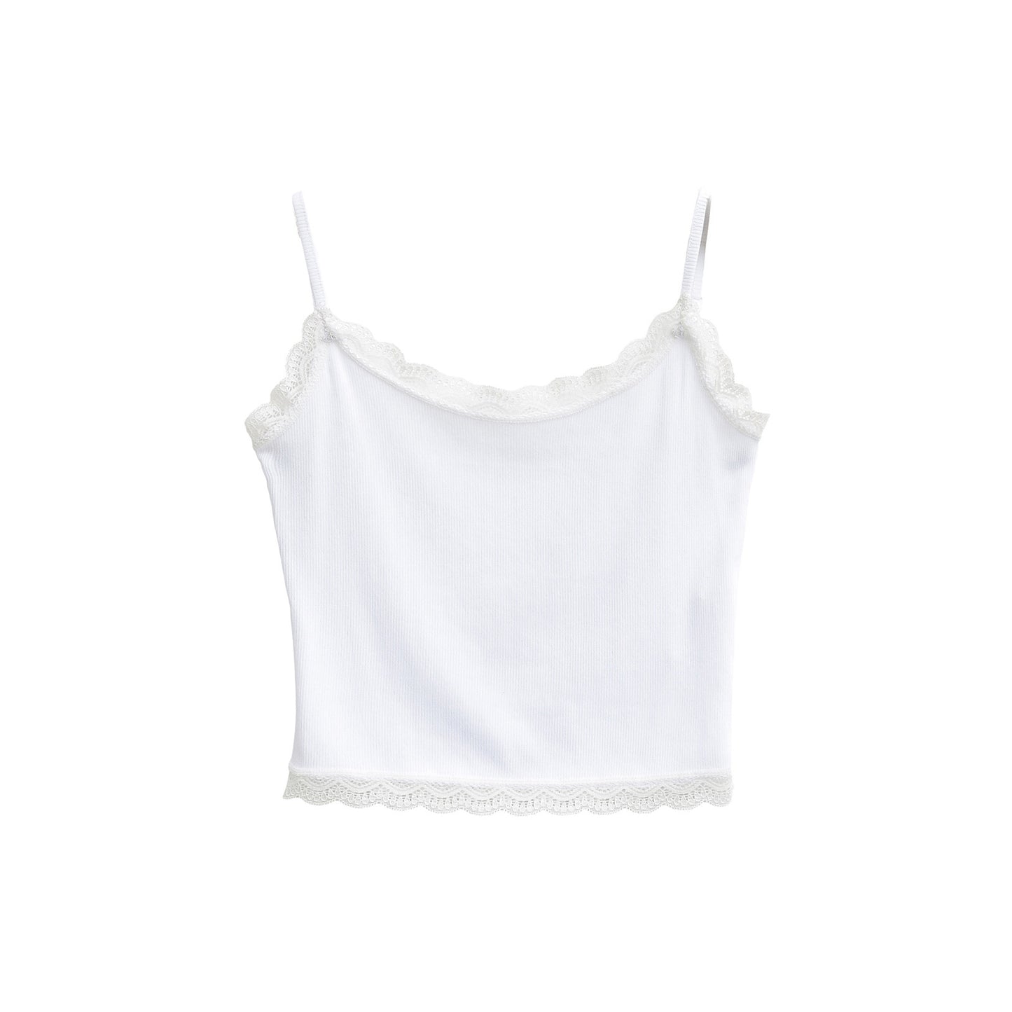 Lace short camisole vest
