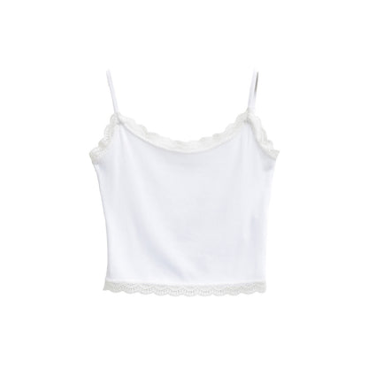 Lace short camisole vest