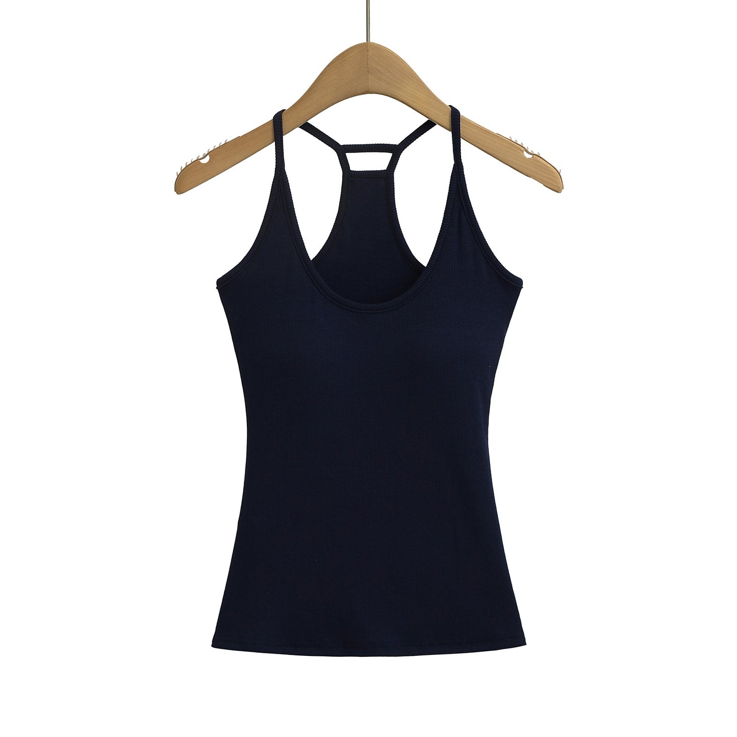 Thick Padded Slim Fit Camisole with Shoulder Straps