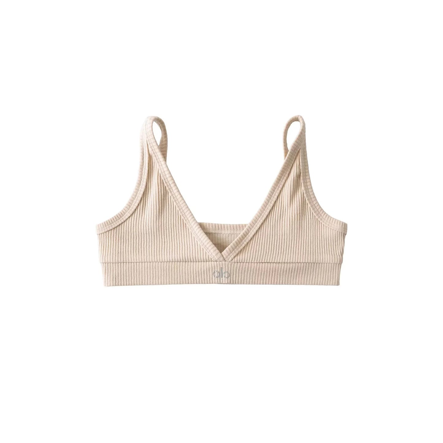 Ultra short V-neck triangular cup bra