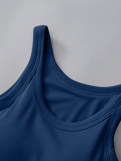 Tank top bra with chest cushion one-piece fashionable base bra can be worn externally