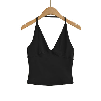 Sexy Deep V-Neck Halter Casual Camisole Top