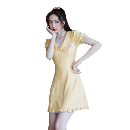Bellflower A-line dress