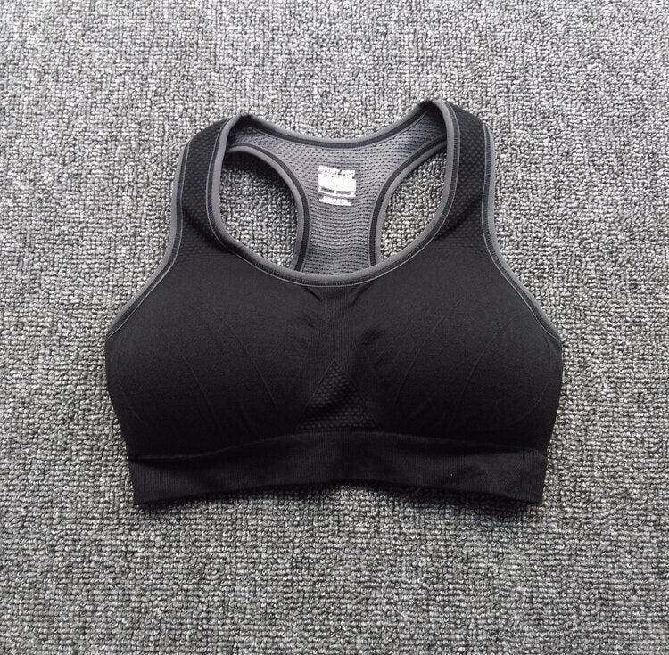 HOT Professional women sports bras GYM lady running fitness exercise quick-drying underwear training dancing Shockproof  vest