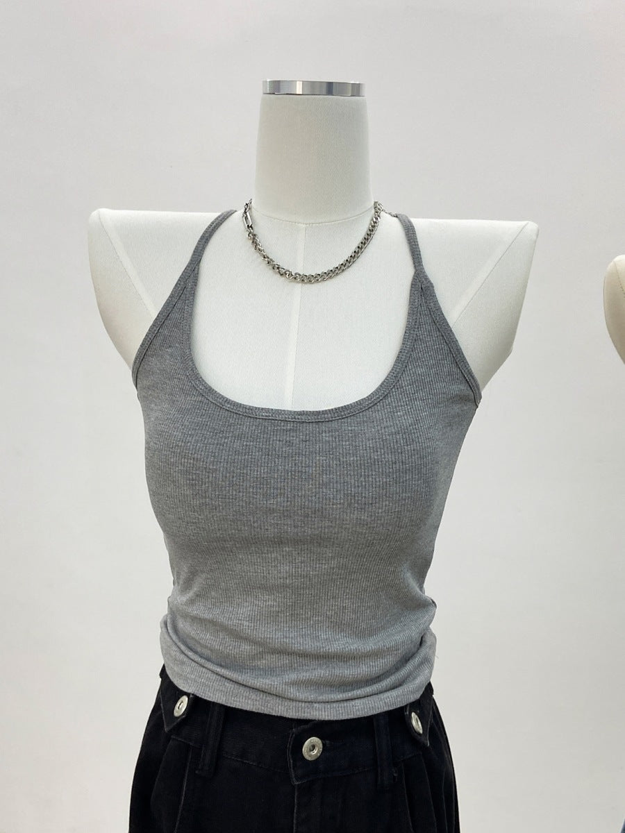 Hanging neck camisole vest for women