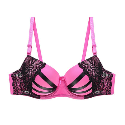 Julexy Push Up Women Bras Sexy Lace Underwear B C Cup Brassiere Padded Bralette Underwire soutien gorge femme