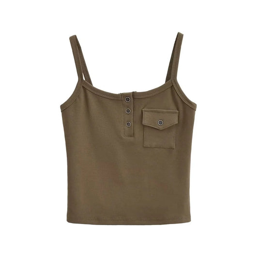 Slim fit camisole top for women
