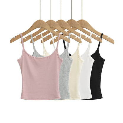 Elastic Fitted Hidden Underbust Tight Camisole Top