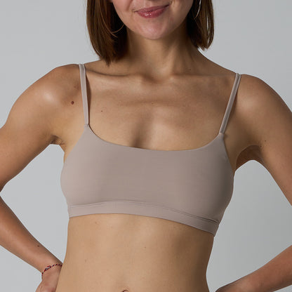 High Elasticity Sports Bra Wireless Padded Wirefree Ultra-light Bare Feeling Loungewear