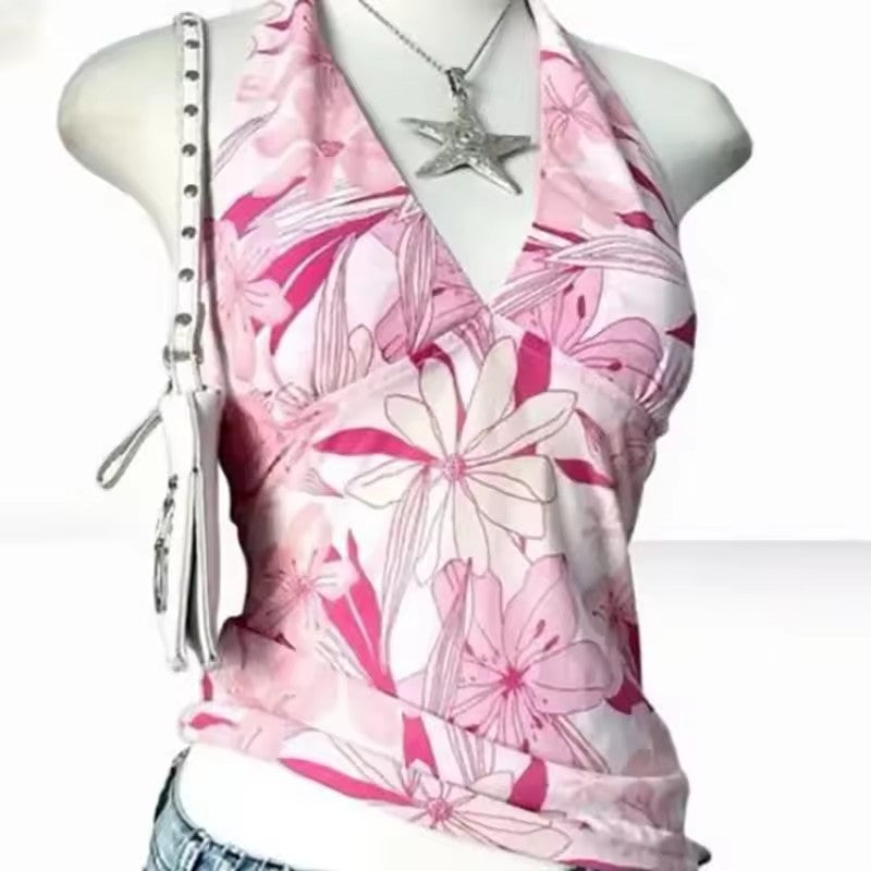 V-Neck Design Elegant and Sexy Camisole Top for Women