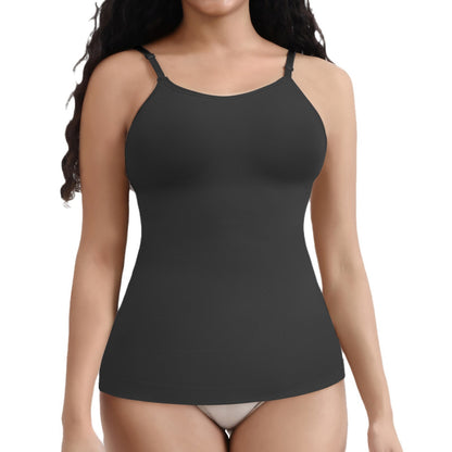 Large Size Bust Compression Shapewear Tummy Control Strapless Body Shaper Camisole Base Layer