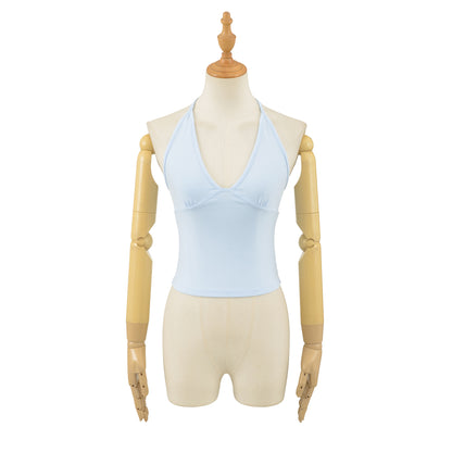 Sexy Deep V-Neck Halter Casual Camisole Top