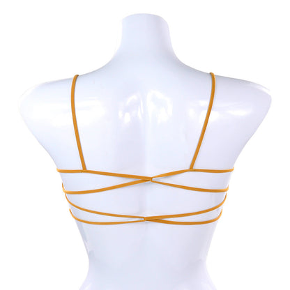 Modal Cross Camisole Thin Shoulder Straps Anti-Glare Girl Beautiful Back Underwear Student Wrapping Chest Small Tube Top