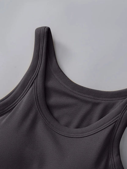 Tank top bra with chest cushion one-piece fashionable base bra can be worn externally