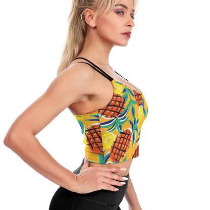 Cute Cropped Yoga Tops for Women